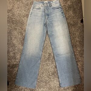 ZARA high-rise full length jeans